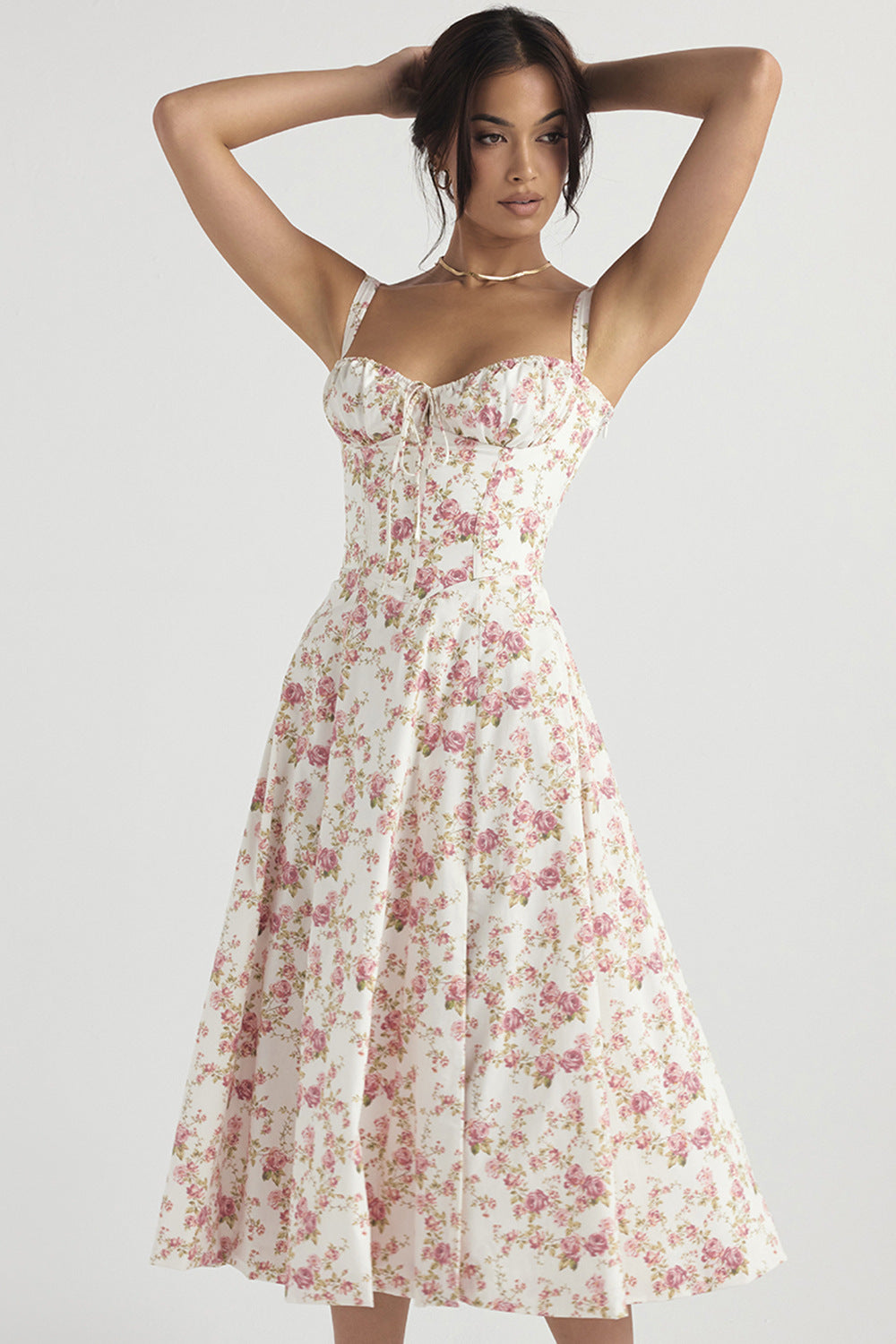 Floral Frenzy Slip Dress