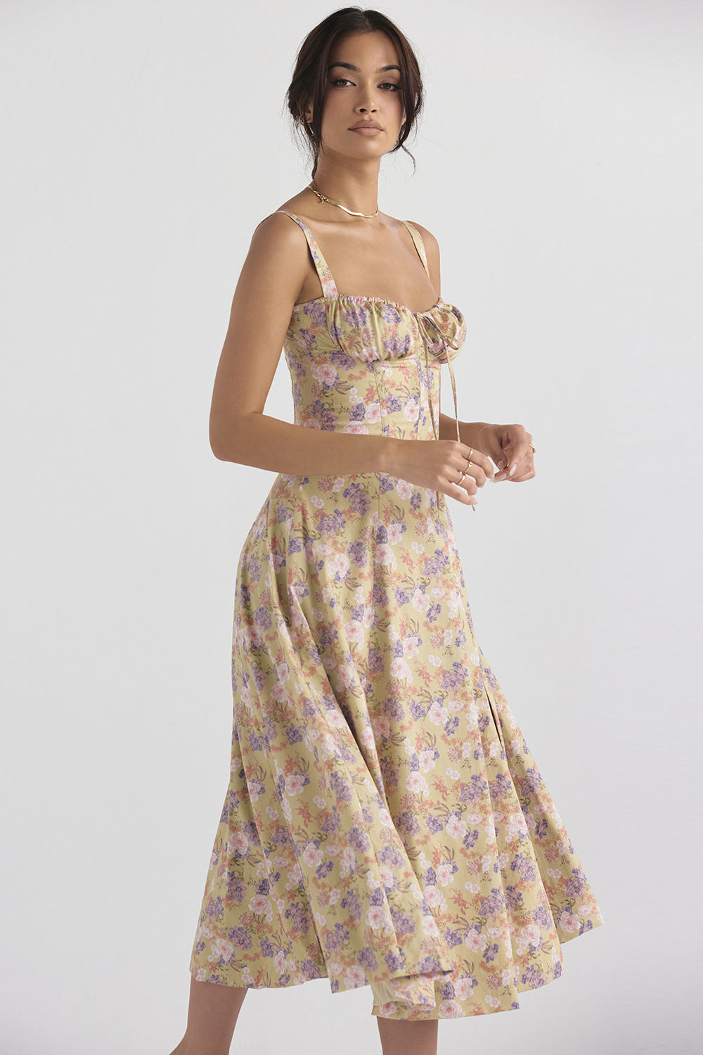 Floral Frenzy Slip Dress