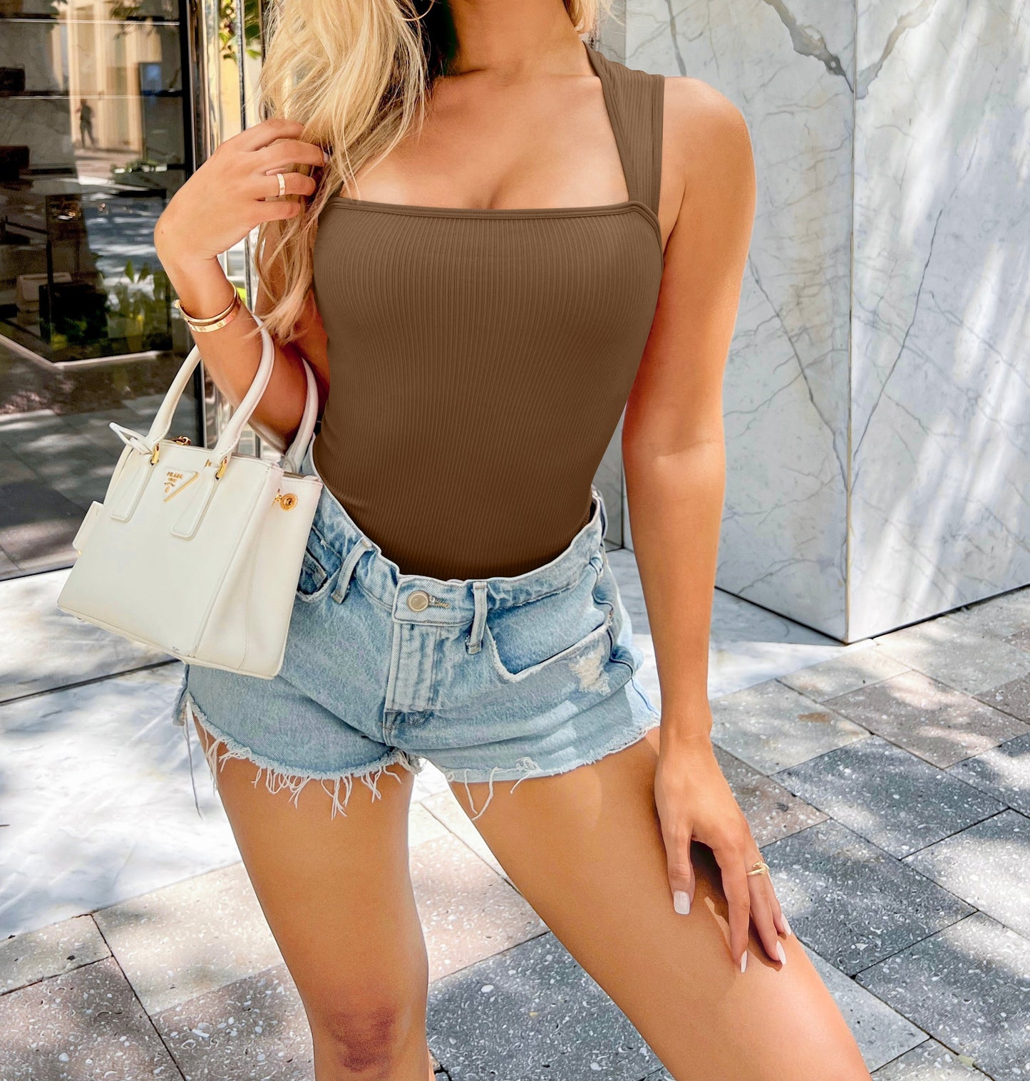 The Ribbed Snatching Bodysuit