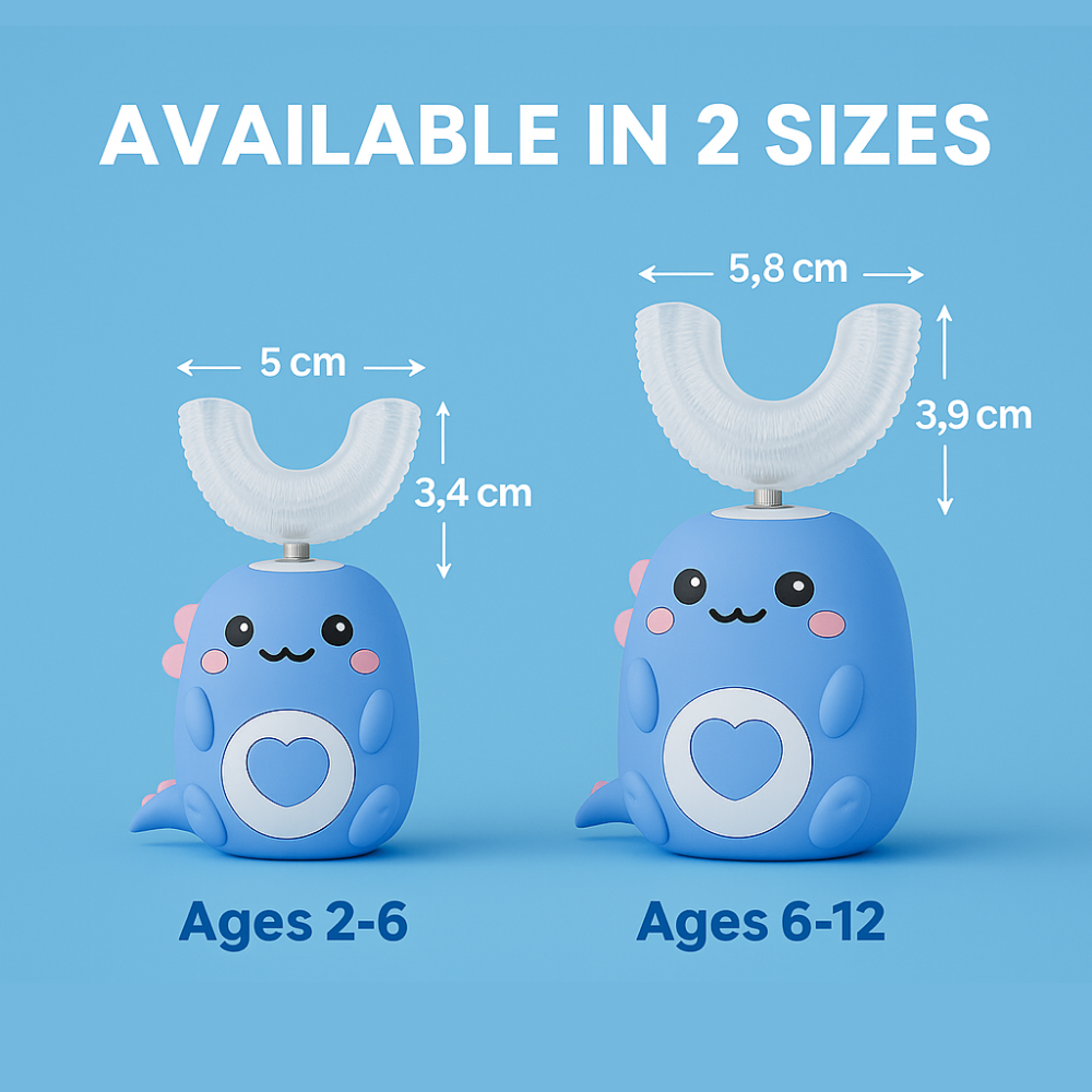 Toddla U-Shaped 360º Ultrasonic Toothbrush