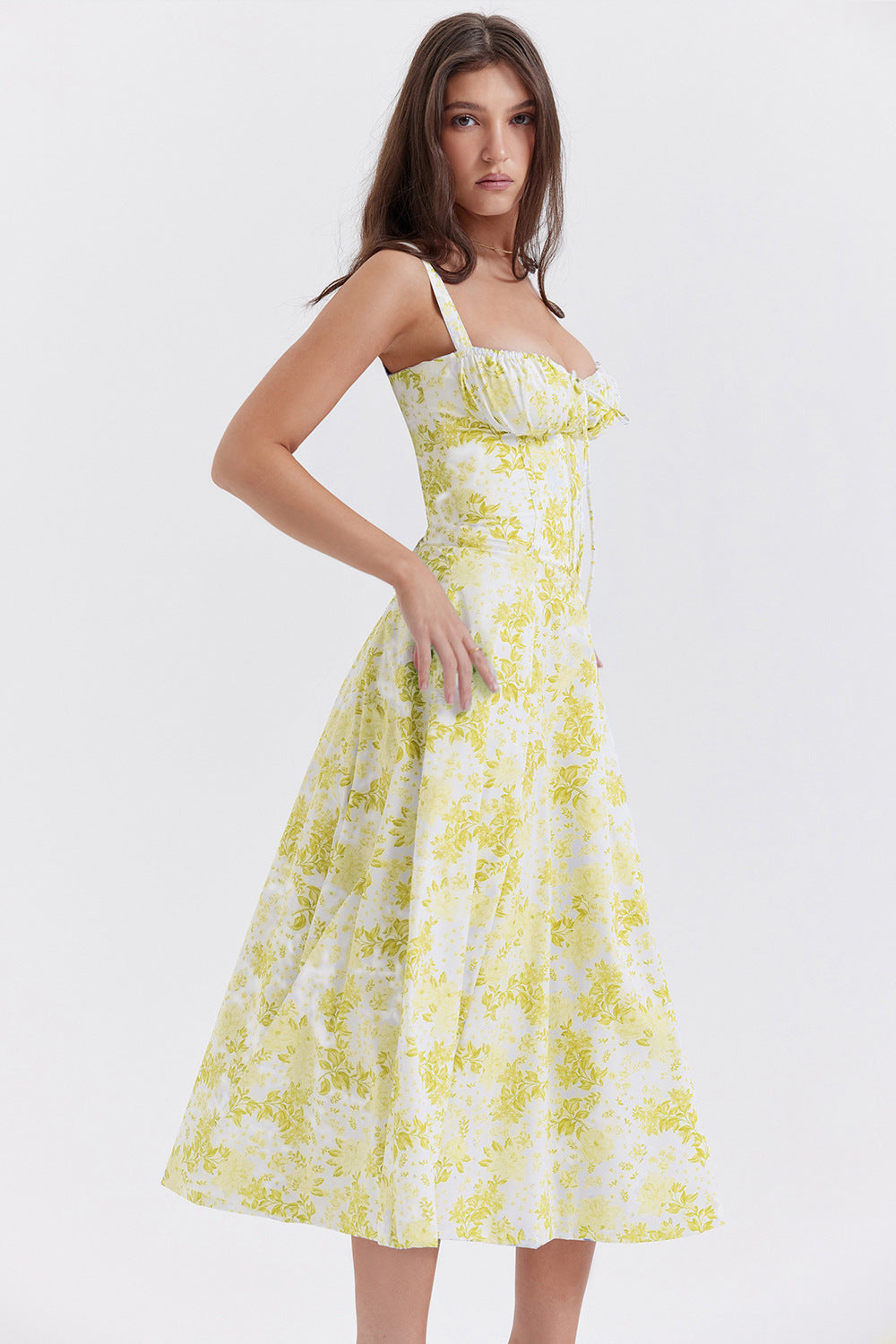 Floral Frenzy Slip Dress
