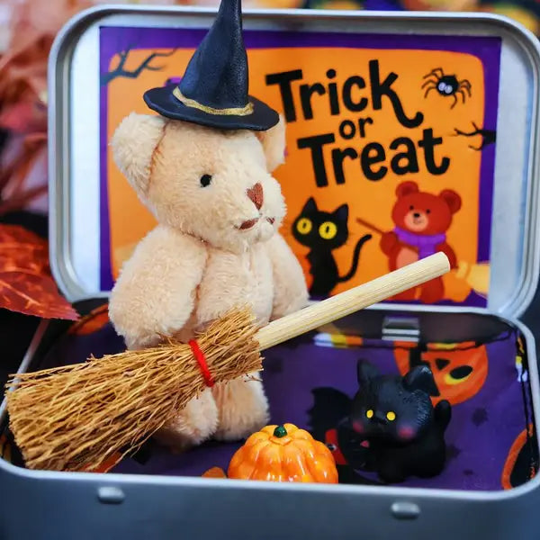Cute Halloween Teddy Bear Gift Box