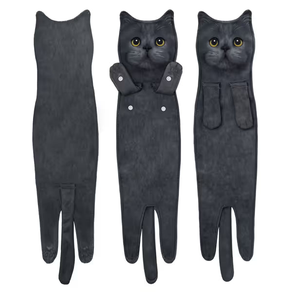 🎁 Early Christmas Sale 🎅 Funny Cat Hand Towels
