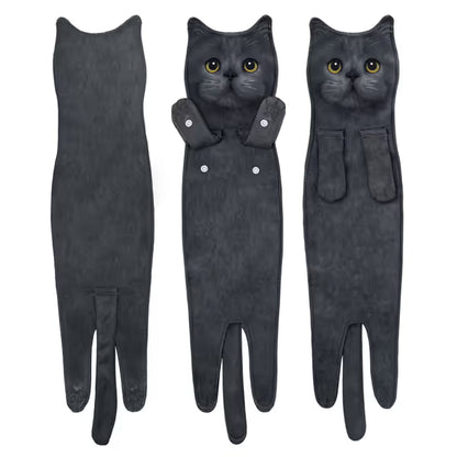 🎁 Early Christmas Sale 🎅 Funny Cat Hand Towels
