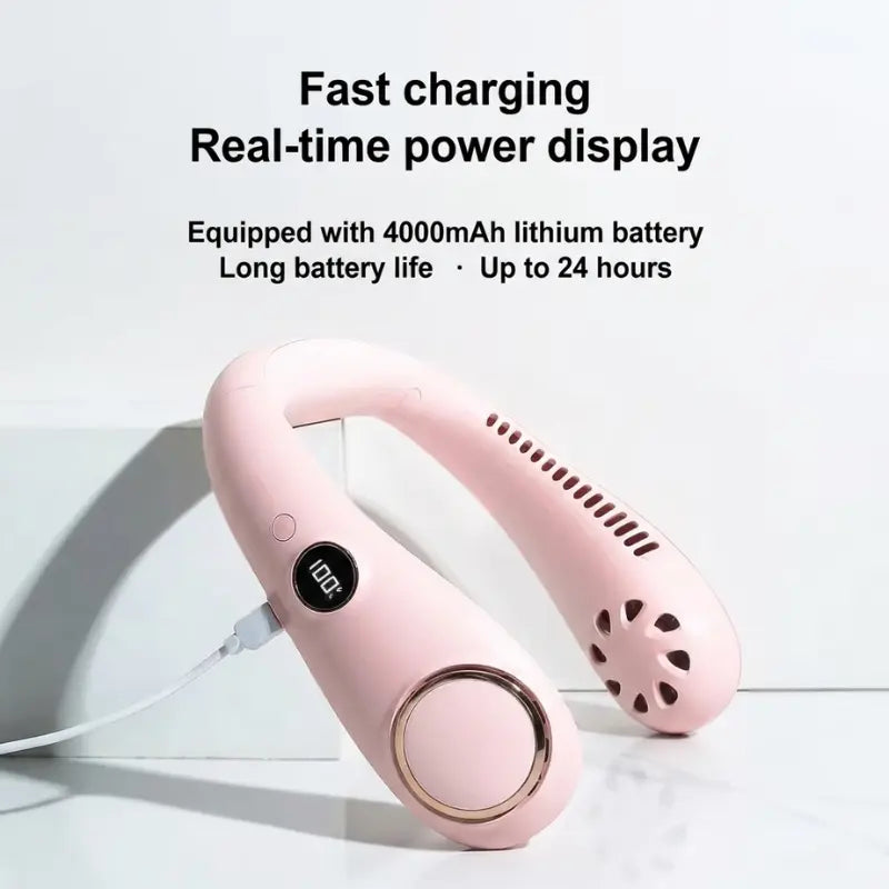 New HEVILUXY Handheld Neck Fan