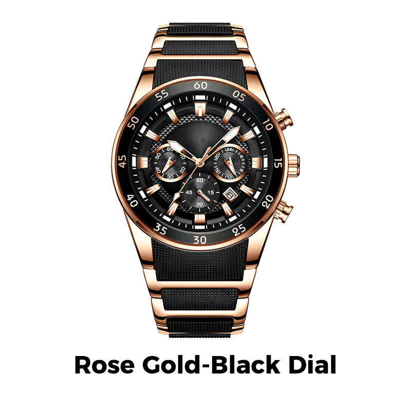 Men’s Luxury Multifunctional Chronograph Watch
