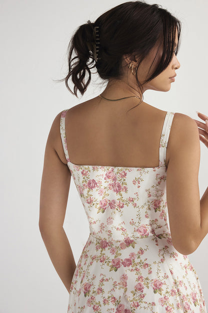 Floral Frenzy Slip Dress