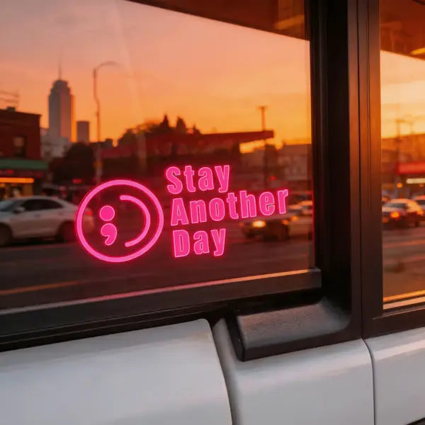 🎗️Share Pack❤️ SAD Mental Health Awareness Car Decal