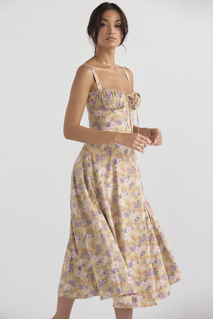 Floral Frenzy Slip Dress