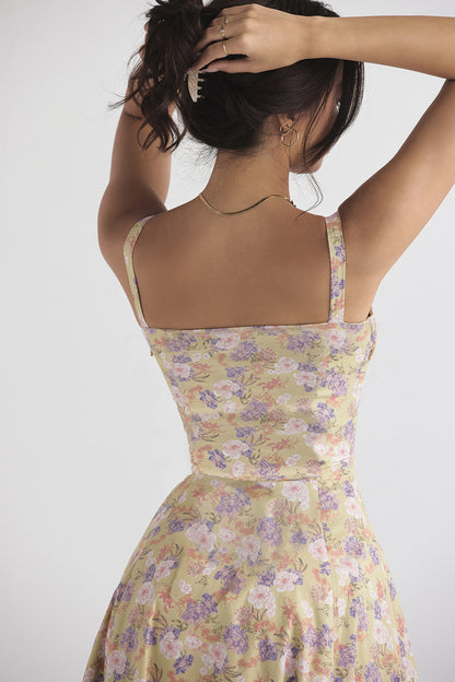 Floral Frenzy Slip Dress