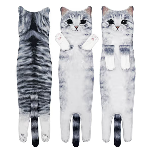 🎁 Early Christmas Sale 🎅 Funny Cat Hand Towels
