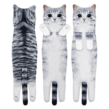 🎁 Early Christmas Sale 🎅 Funny Cat Hand Towels