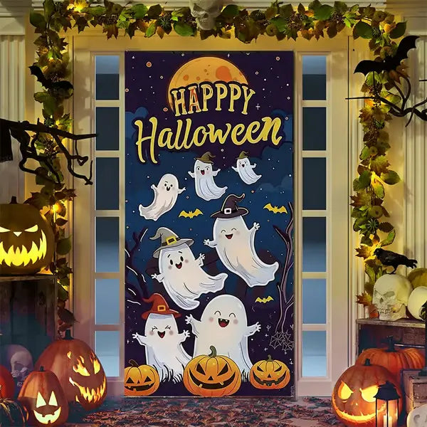 🌟2025 Christmas And Halloween Front Door Decoration