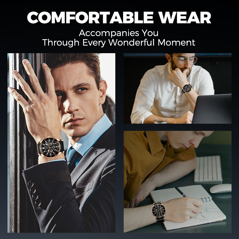 Men’s Luxury Multifunctional Chronograph Watch