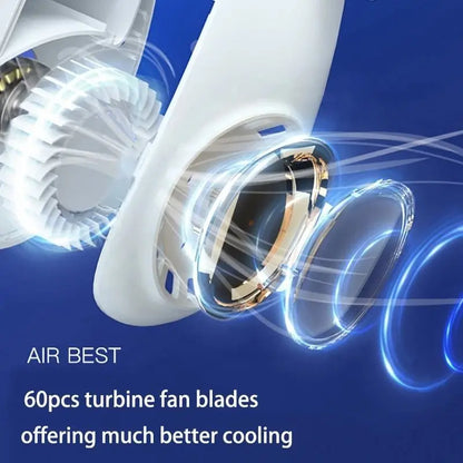 New HEVILUXY Handheld Neck Fan