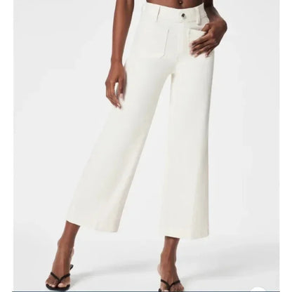 Shapewear Pants - Wide Leg Short Jeans 2025