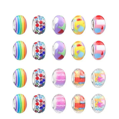 🎉Great gift -🎀Charm Bracelet Making Kit for Girls