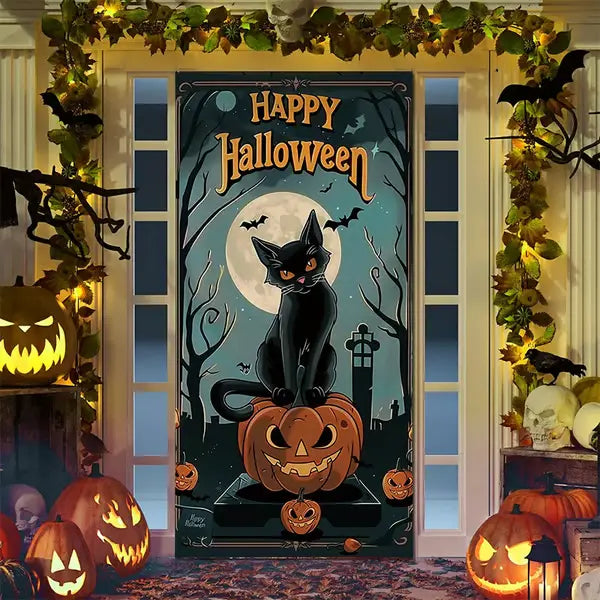 🌟2025 Christmas And Halloween Front Door Decoration