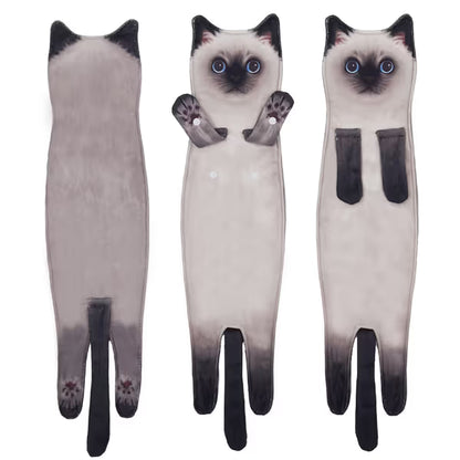 🎁 Early Christmas Sale 🎅 Funny Cat Hand Towels