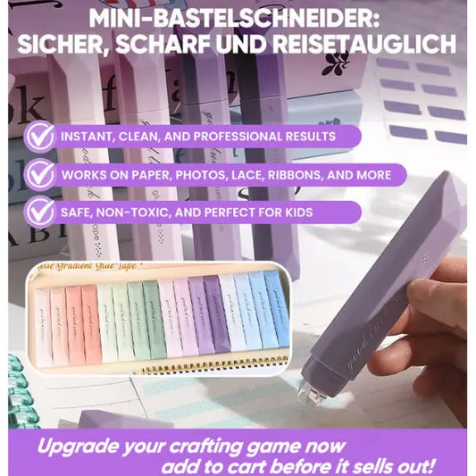 🌈 Double Sided Tape Roller for Paper Arts and Crafts 🌈