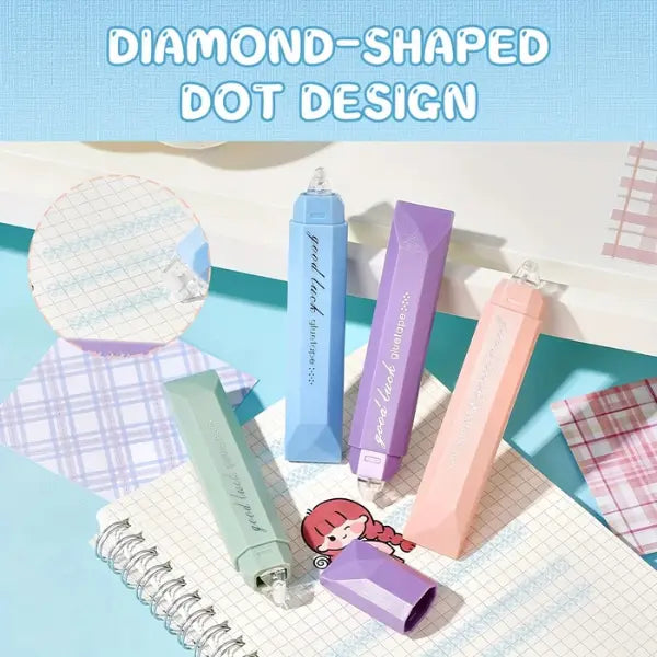 🌈 Double Sided Tape Roller for Paper Arts and Crafts 🌈