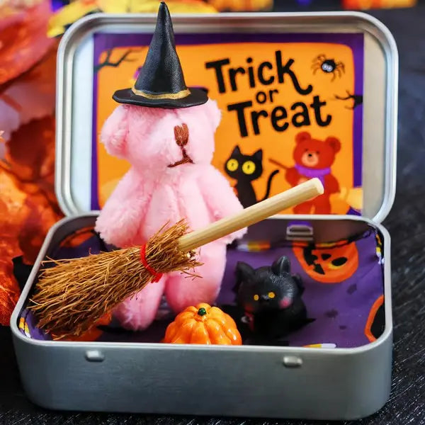 Cute Halloween Teddy Bear Gift Box