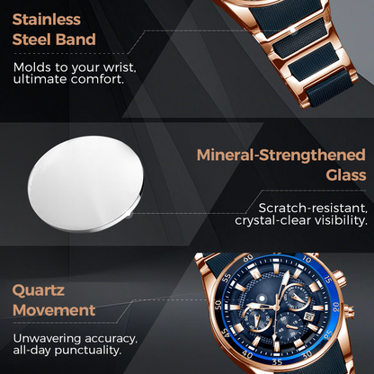 Men’s Luxury Multifunctional Chronograph Watch
