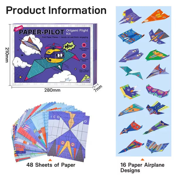 ⏰Creative DIY Paper Airplane Set For Kids