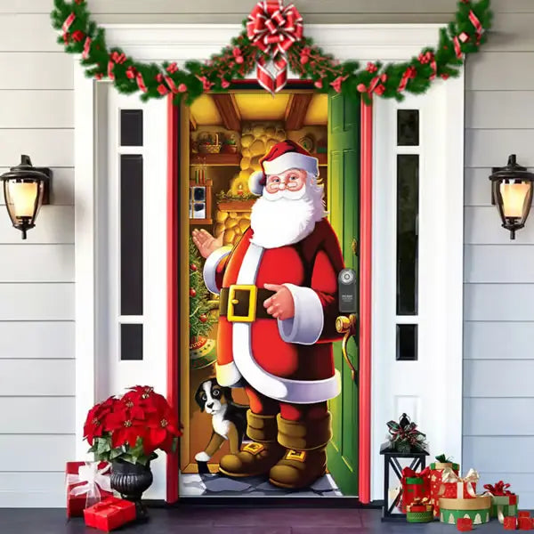 🌟2025 Christmas And Halloween Front Door Decoration