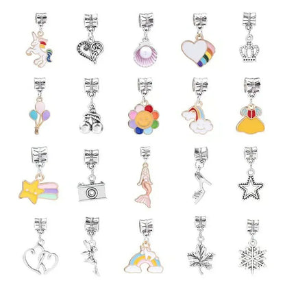 🎉Great gift -🎀Charm Bracelet Making Kit for Girls