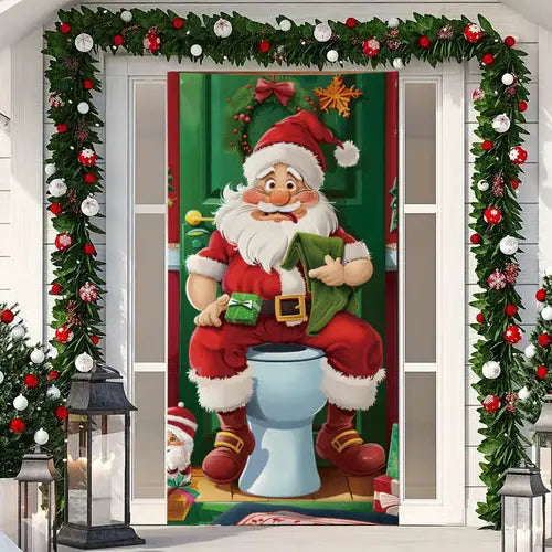 🌟2025 Christmas And Halloween Front Door Decoration