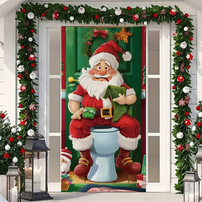 🌟2025 Christmas And Halloween Front Door Decoration