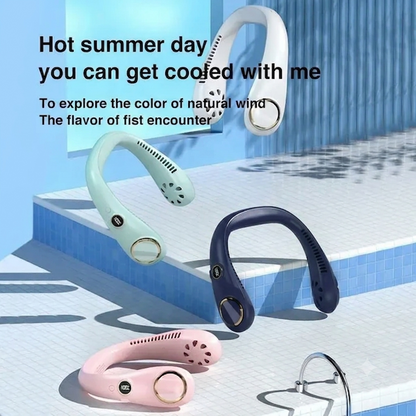 New HEVILUXY Handheld Neck Fan