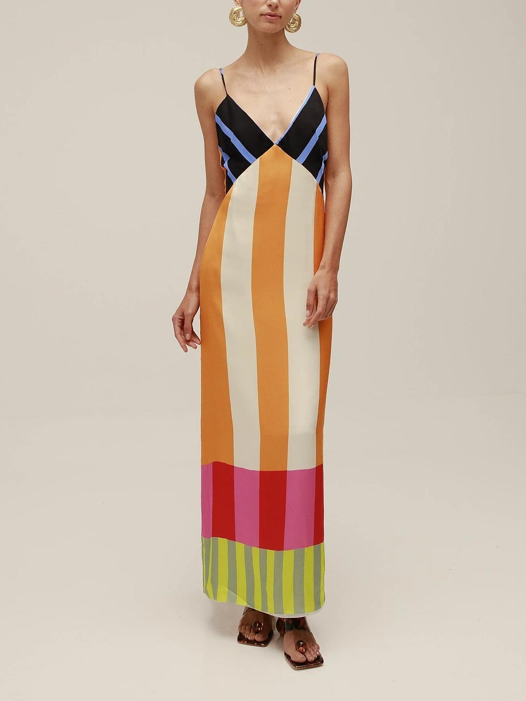 Heviluxy | Floral Long Dress With Wrap Fit For Sunny Days