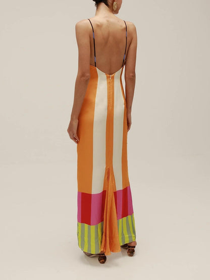 Heviluxy | Floral Long Dress With Wrap Fit For Sunny Days