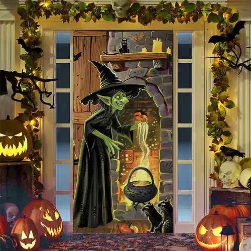 🌟2025 Christmas And Halloween Front Door Decoration