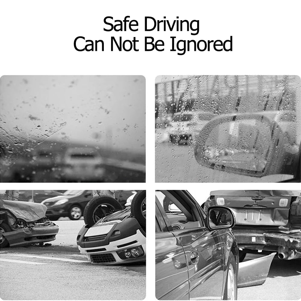 ClearView Anti-Fog Mirror Film – Drive Safer in Seconds! (2PCS Set)