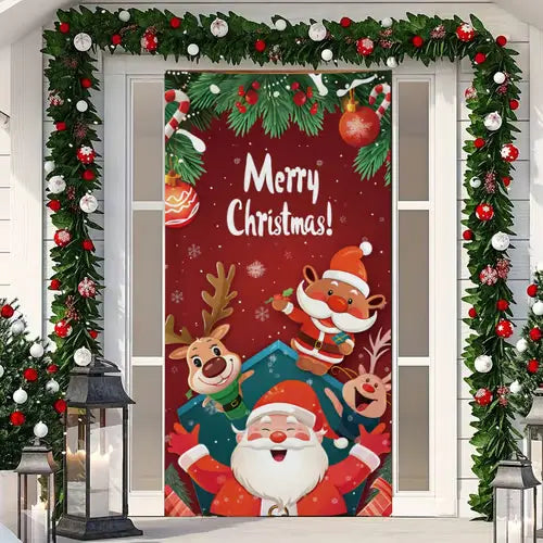 🌟2025 Christmas And Halloween Front Door Decoration