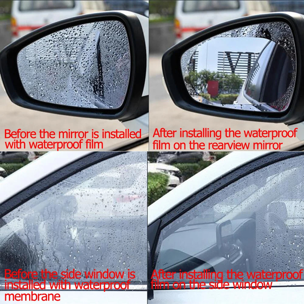 ClearView Anti-Fog Mirror Film – Drive Safer in Seconds! (2PCS Set)