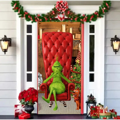 🌟2025 Christmas And Halloween Front Door Decoration