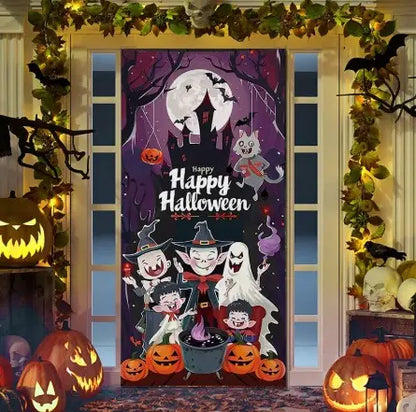 🌟2025 Christmas And Halloween Front Door Decoration