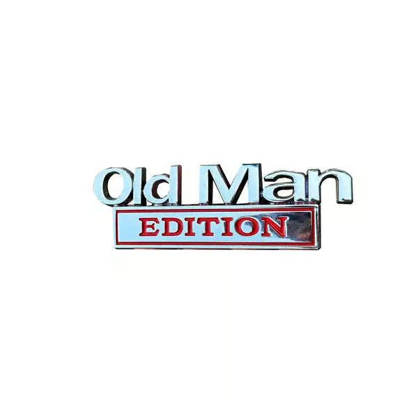 🔥Old Man Edition Car Emblem
