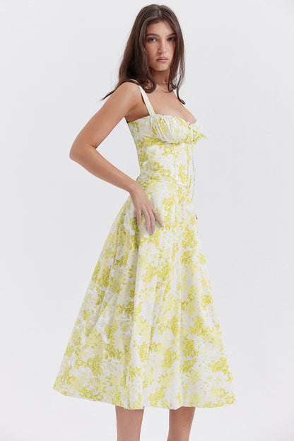 Floral Frenzy Slip Dress