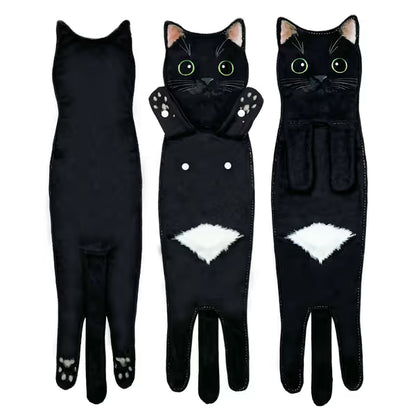🎁 Early Christmas Sale 🎅 Funny Cat Hand Towels