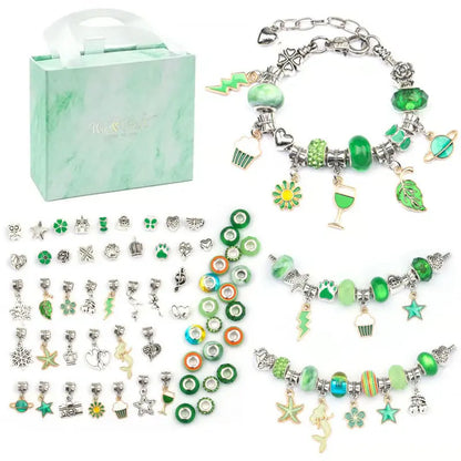 🎉Great gift -🎀Charm Bracelet Making Kit for Girls