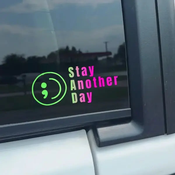 🎗️Share Pack❤️ SAD Mental Health Awareness Car Decal