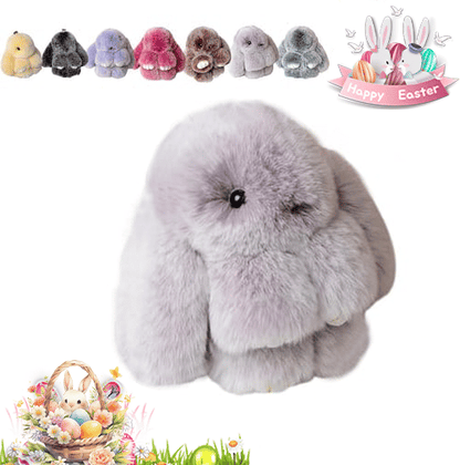 🐰Easter Cute Bunny Plush Keychain - Iron Box Gift Option, 🎁Easter Sweet Surprise