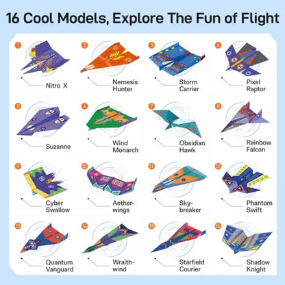 ⏰Creative DIY Paper Airplane Set For Kids