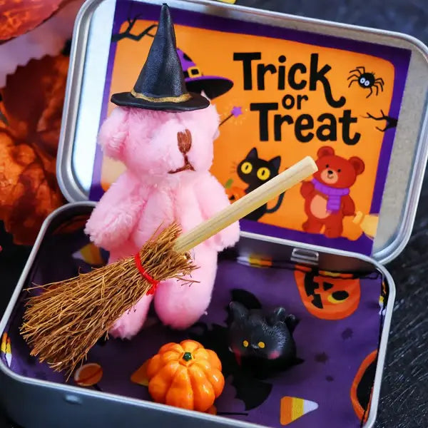 Cute Halloween Teddy Bear Gift Box