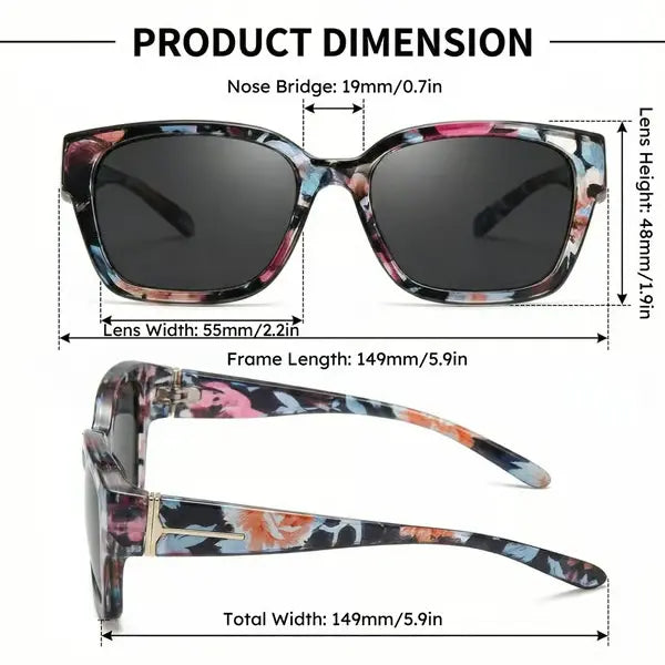 🎉BUY 1 GET 1 FREE😎 Fitover Polarized Sunglasses for Myopia | UV400 & Anti-Blue Light | Ultra-Light Cat-Eye